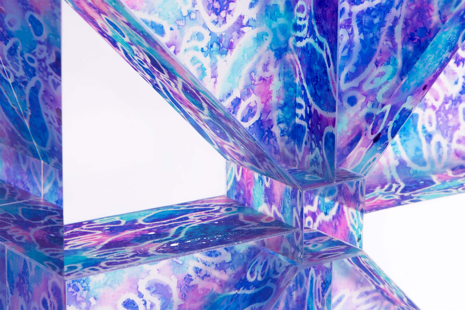 紫藍晶鏡華 三尾瑠璃