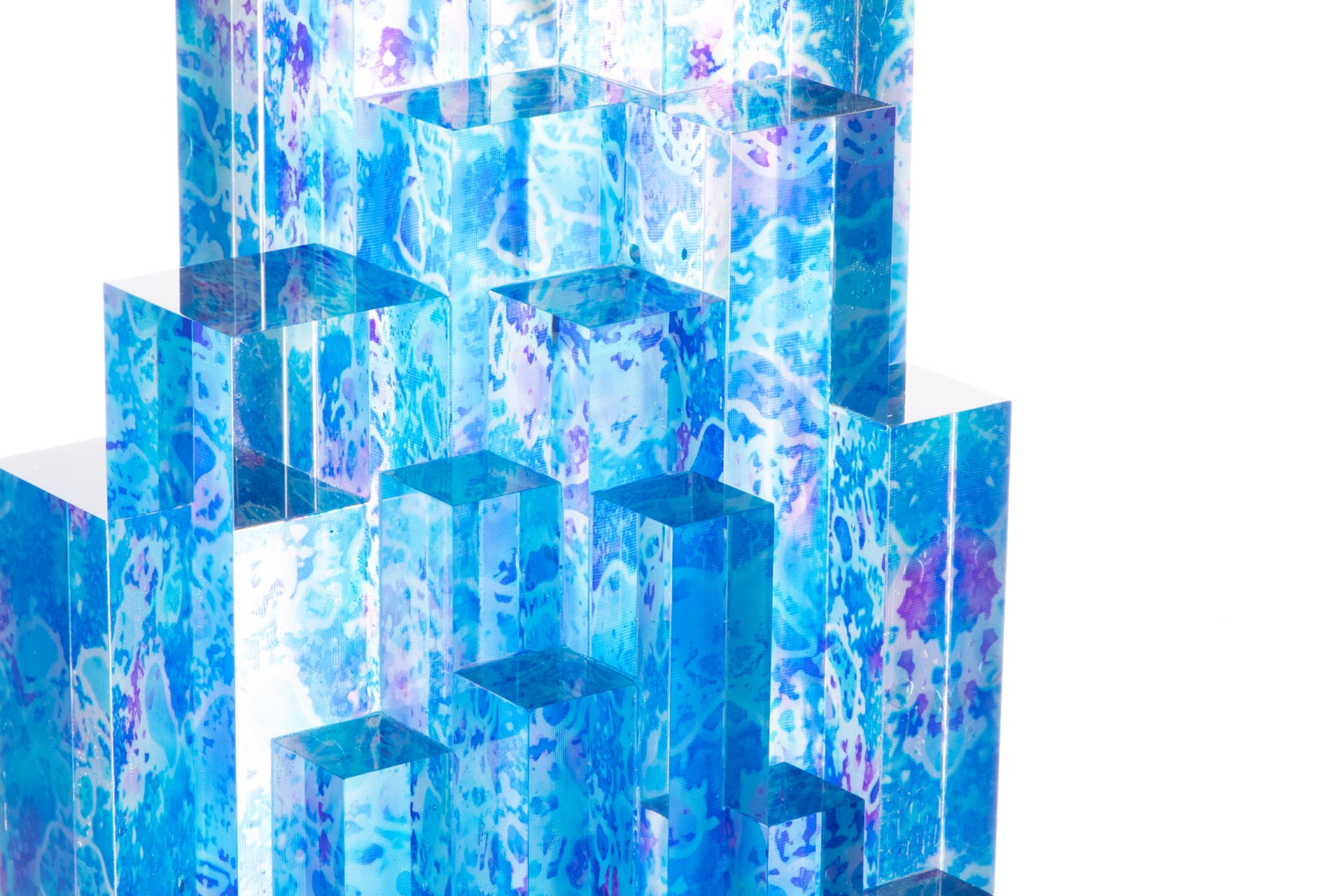 菫青藍柱石鏡華 三尾瑠璃